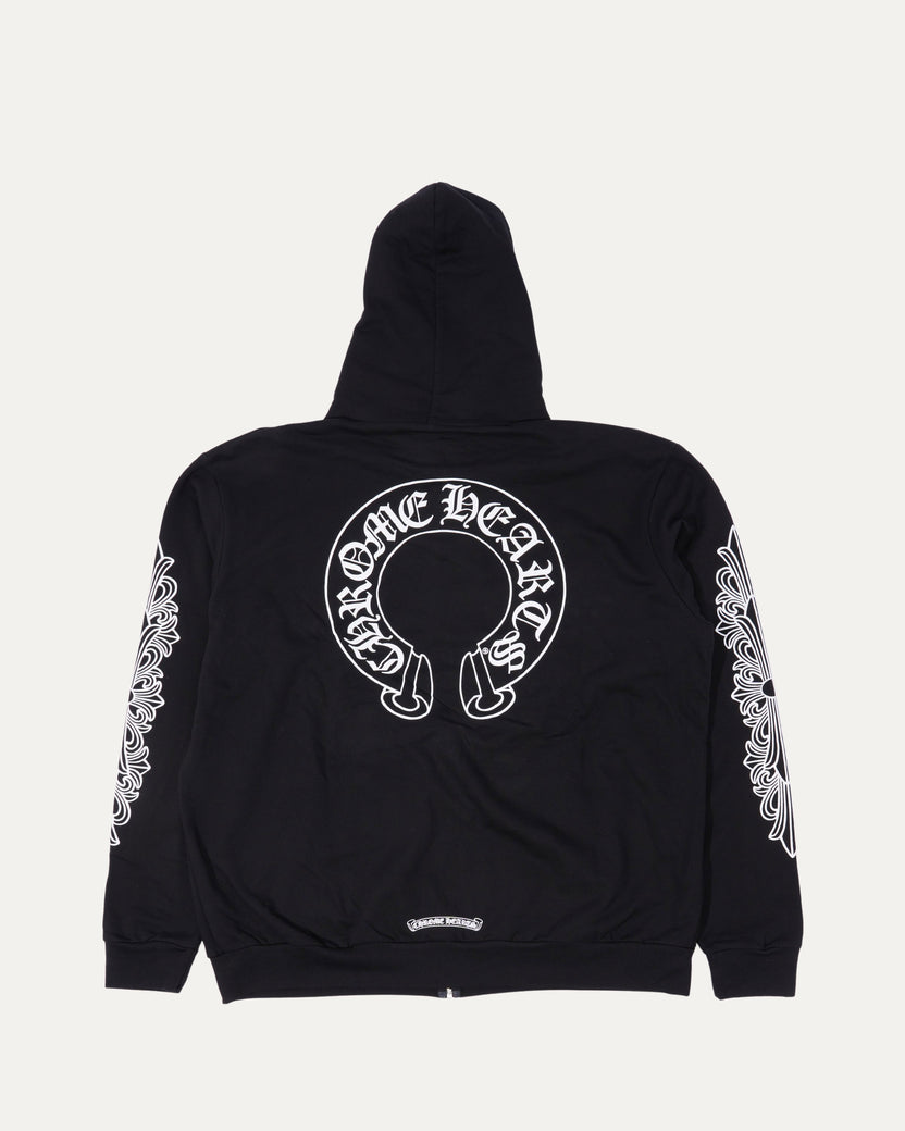 Horseshoe Logo Zip-Up Hoodie