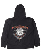 Harley Davidson Skeleton Logo Zip Up Hoodie