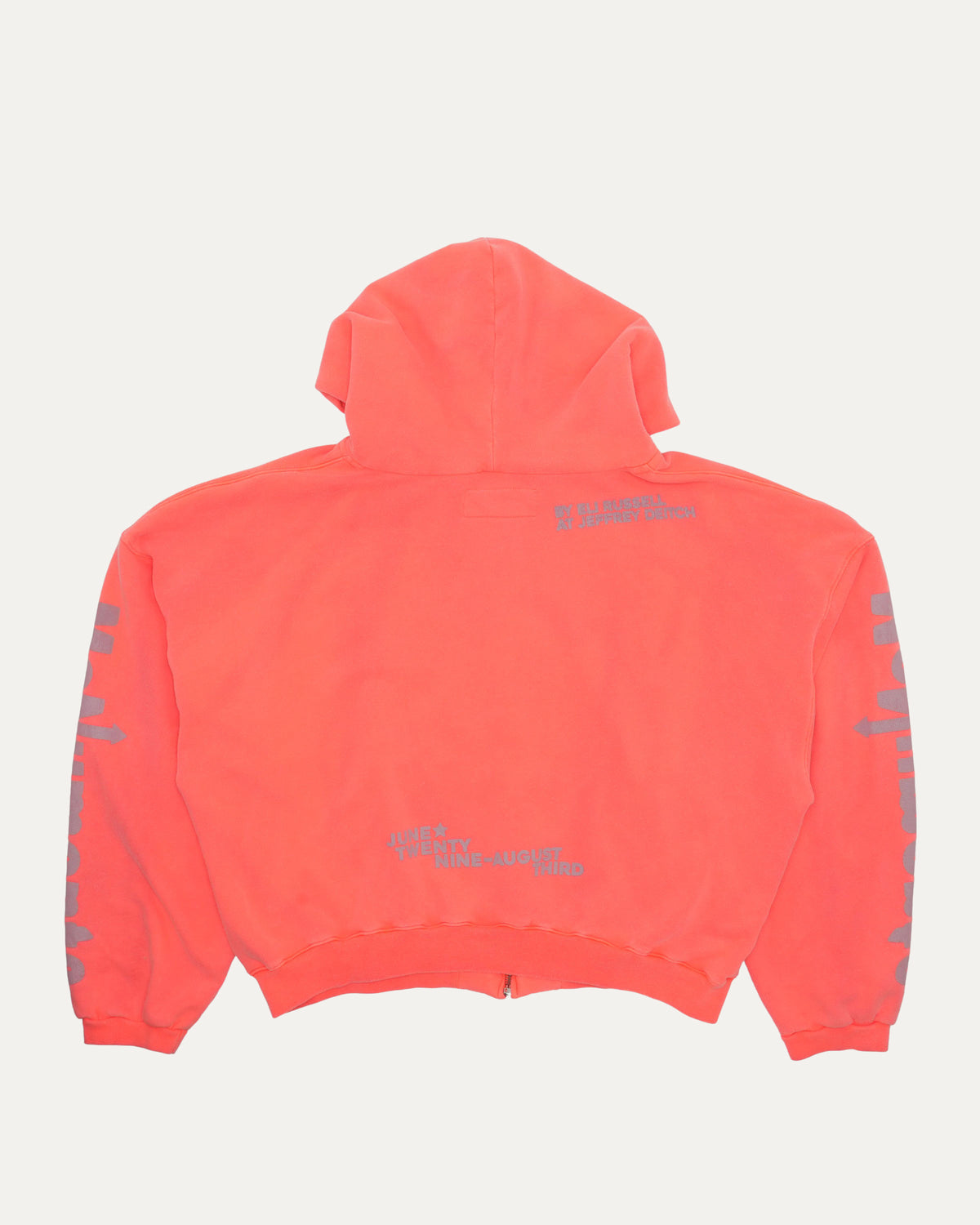 Jeffry Deitch Zip Up Hoodie