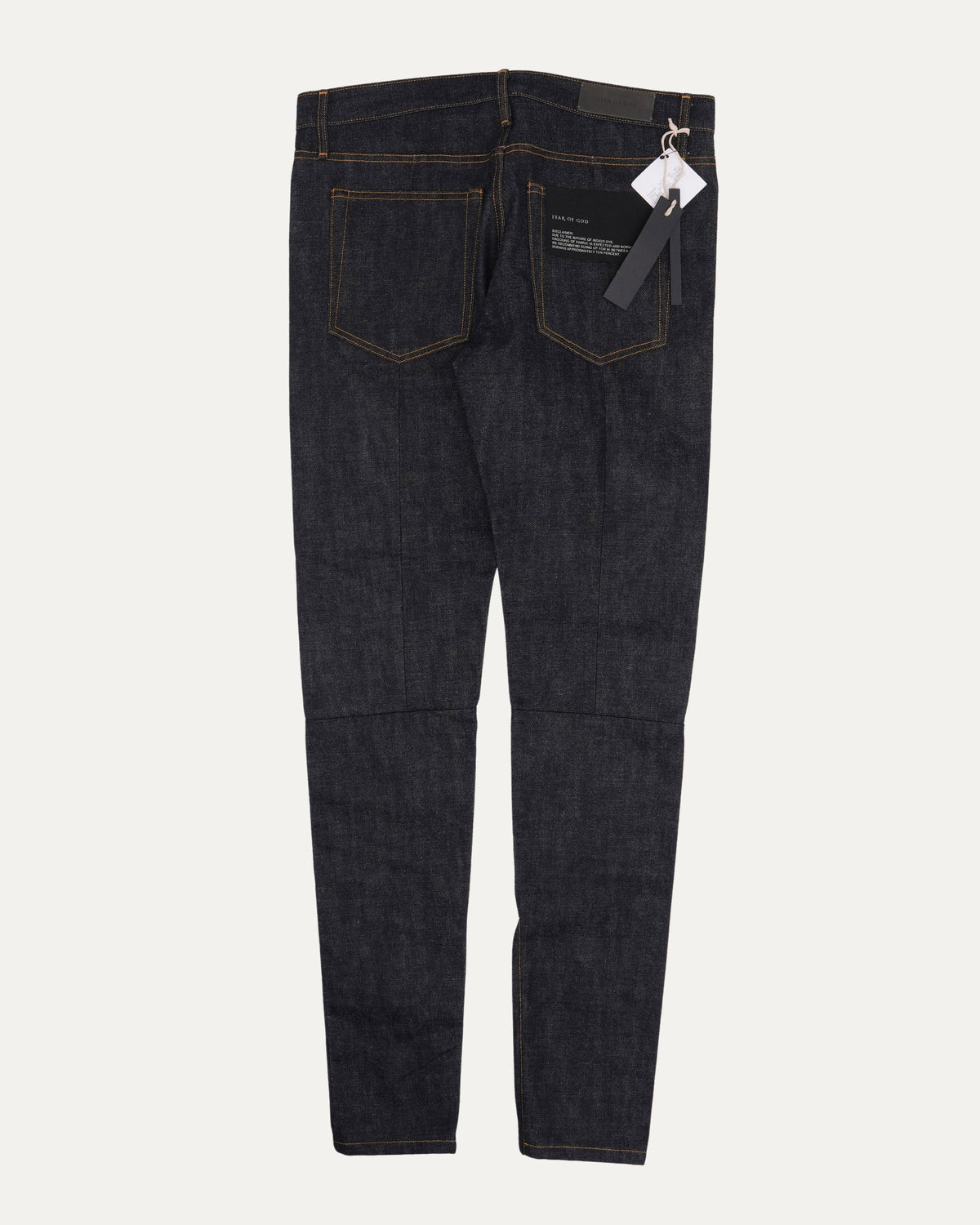 Raw Paneled Skinny Jeans