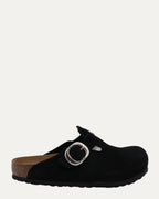 Dagger Embellished Birkenstock Boston Suede Mule
