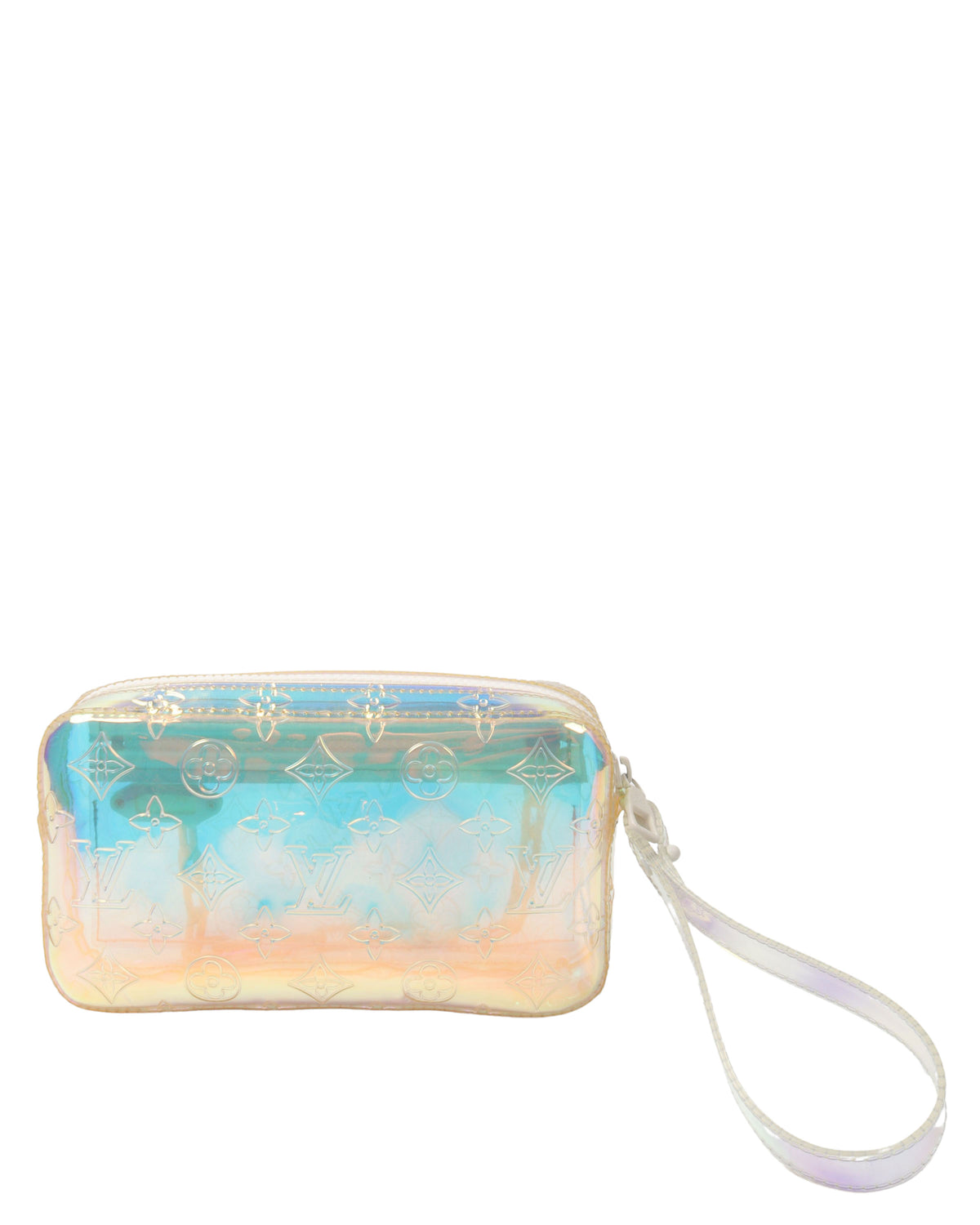PVC Monogram Pochette Volga Iridescent Prism