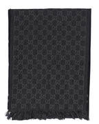 Jacquard Wool Scarf