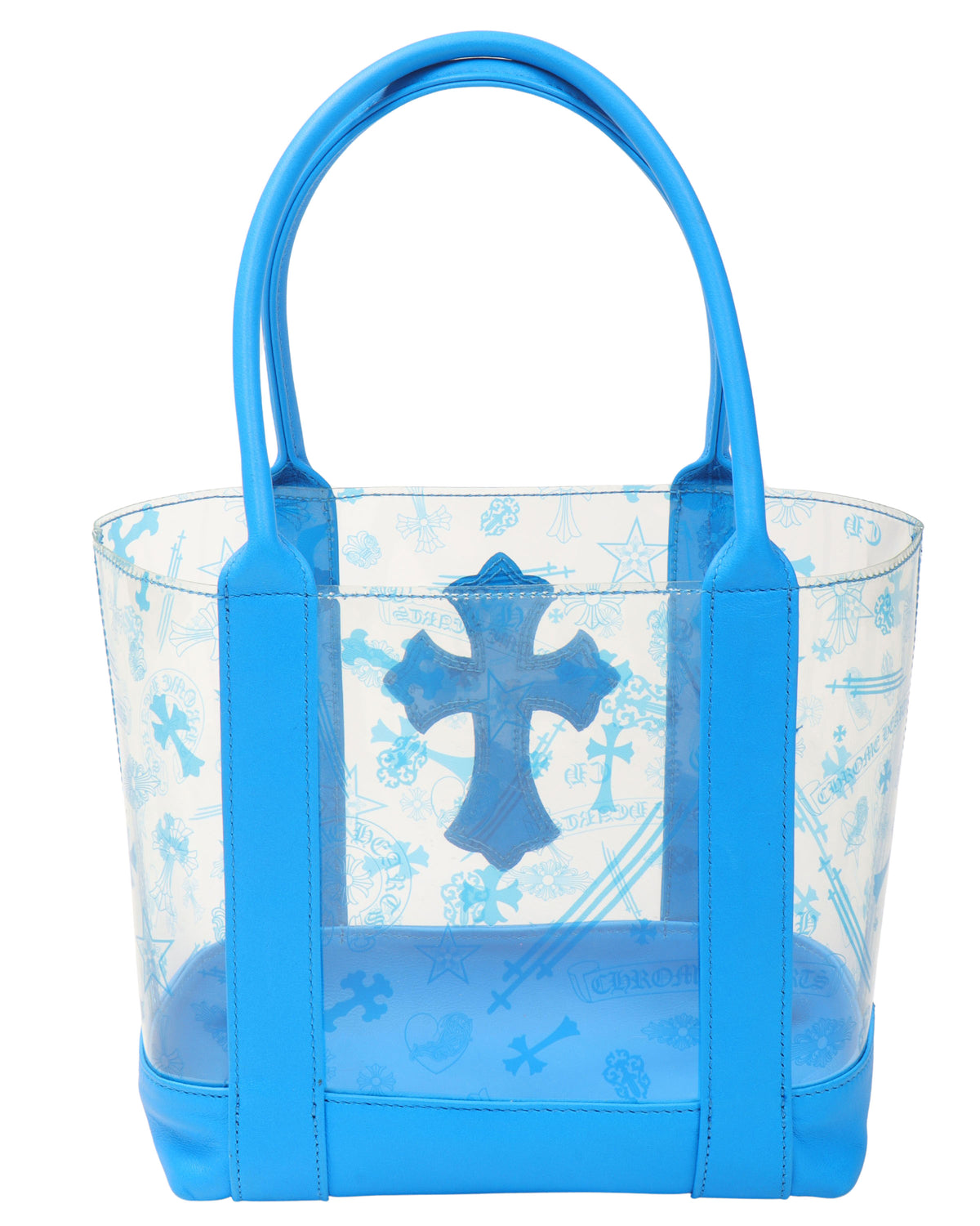 PVC Cross Patch Mini Tote Bag