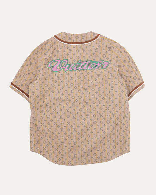Nigo Leather Baseball Shirt
