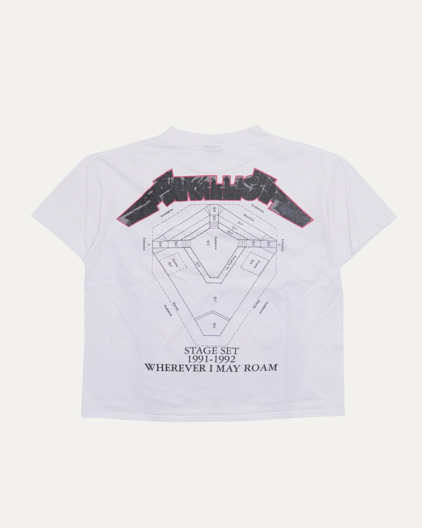 Metallica Wherever I May Roam Tour 1991-1992 T-Shirt