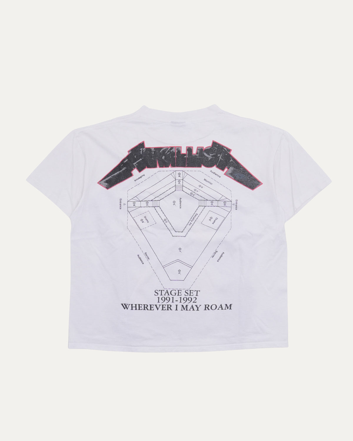Metallica Wherever I May Roam Tour 1991-1992 T-Shirt