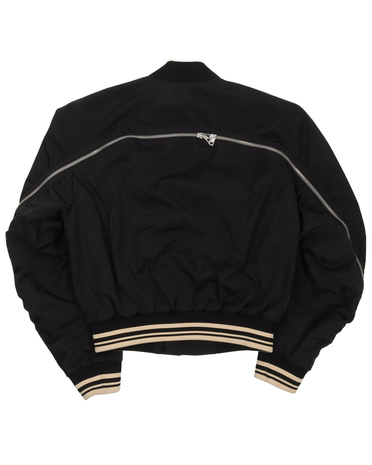 Back Zip Bomber Jacket