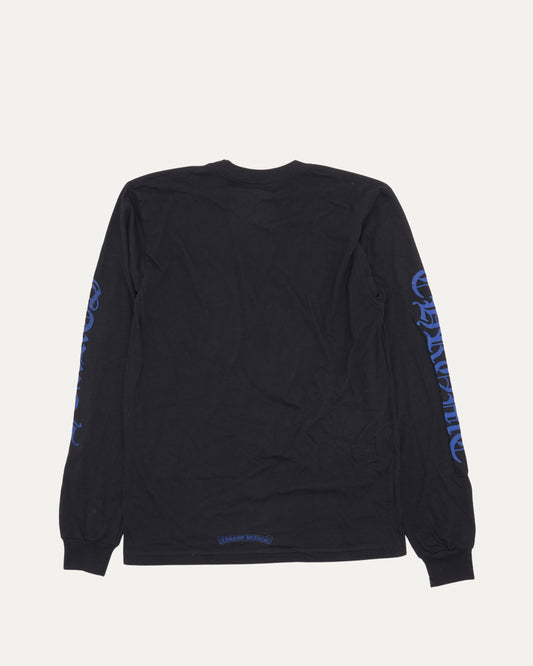 Neck Logo Long Sleeve Pocket T-Shirt