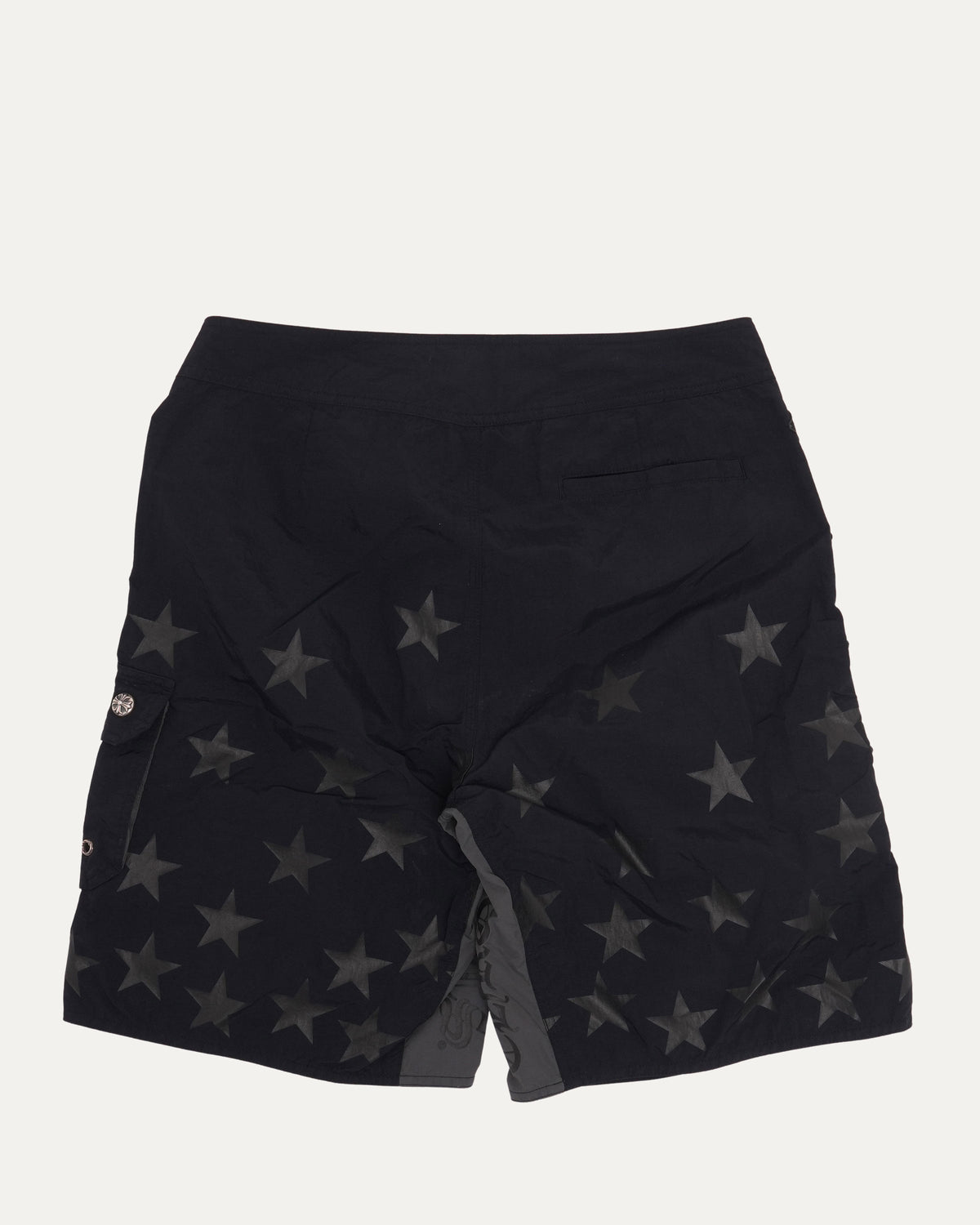 Plus Cross Patch Star Print Board Shorts