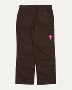 Nylon and Leather Double Knee Carpenter Pants
