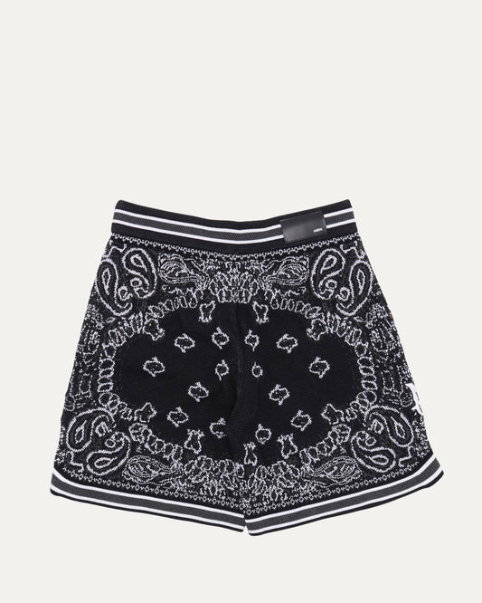 Cashmere Blend Bandana Shorts