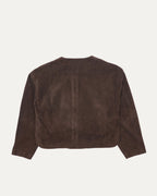 WWCD Suede Baseball Top