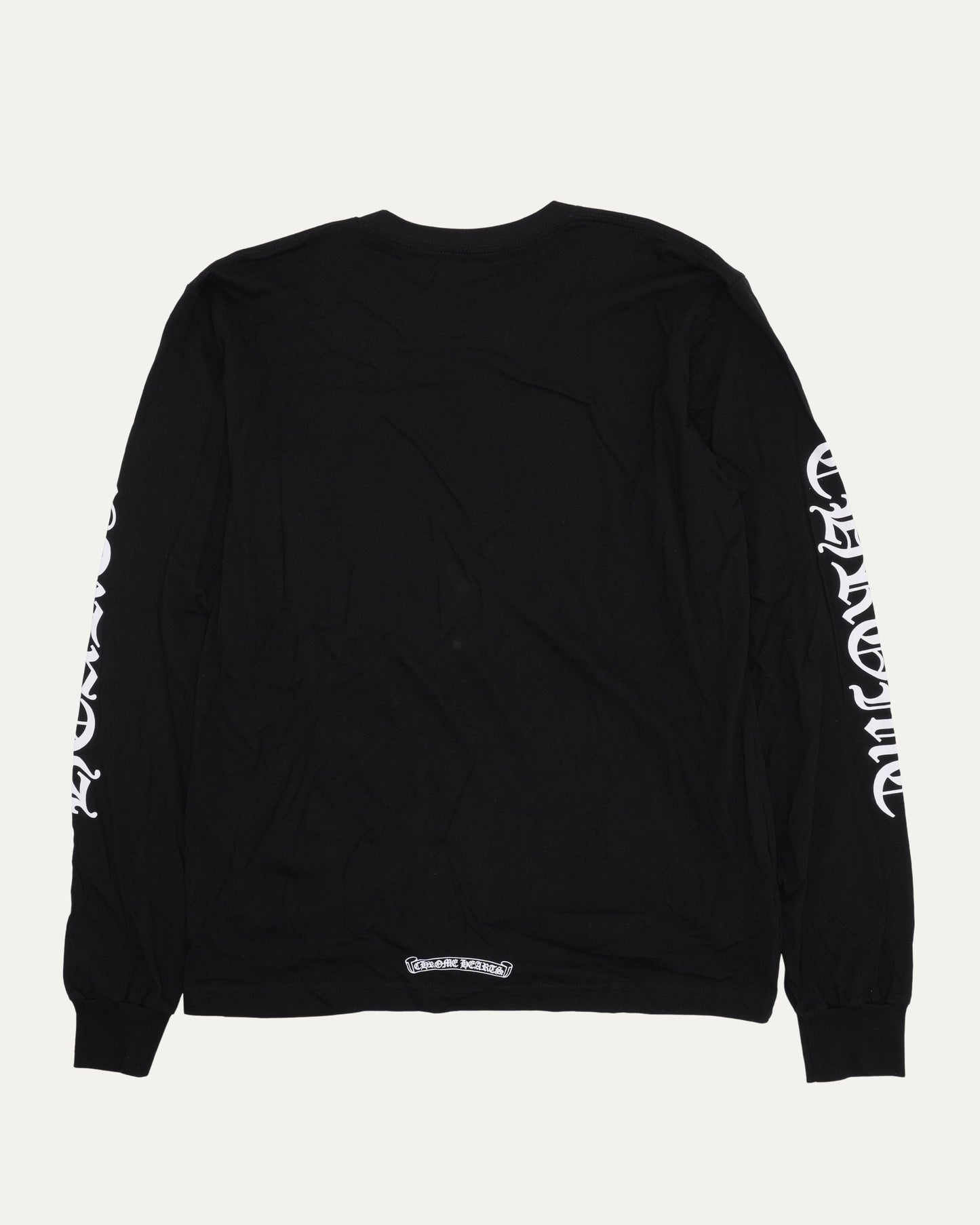 Neck Logo Long Sleeve Pocket T-Shirt