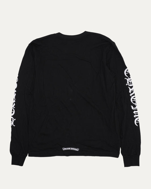 Neck Logo Long Sleeve Pocket T-Shirt