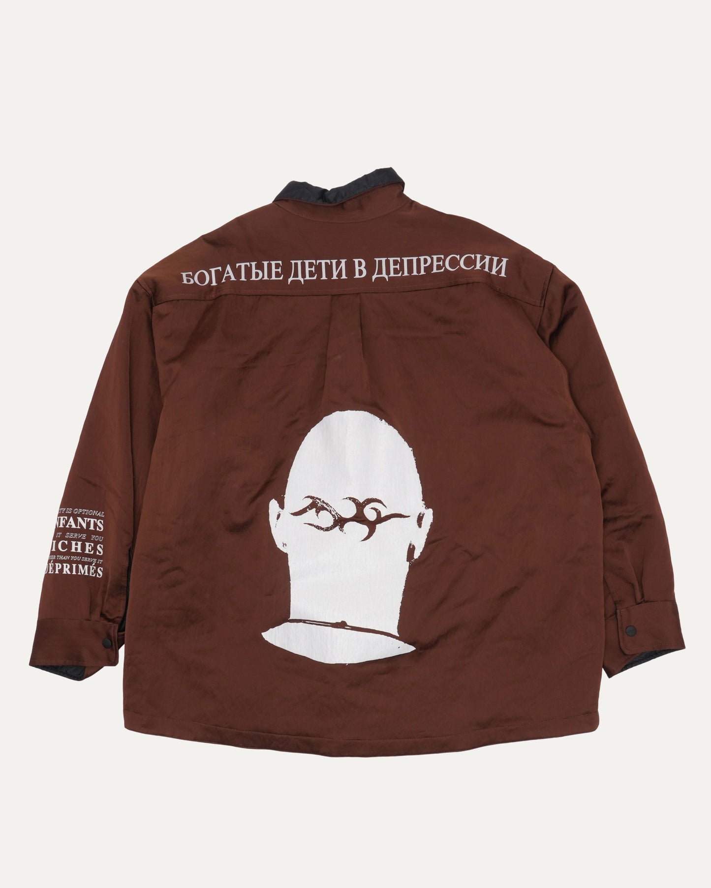 Russian Tattoo Quilted Overshirt