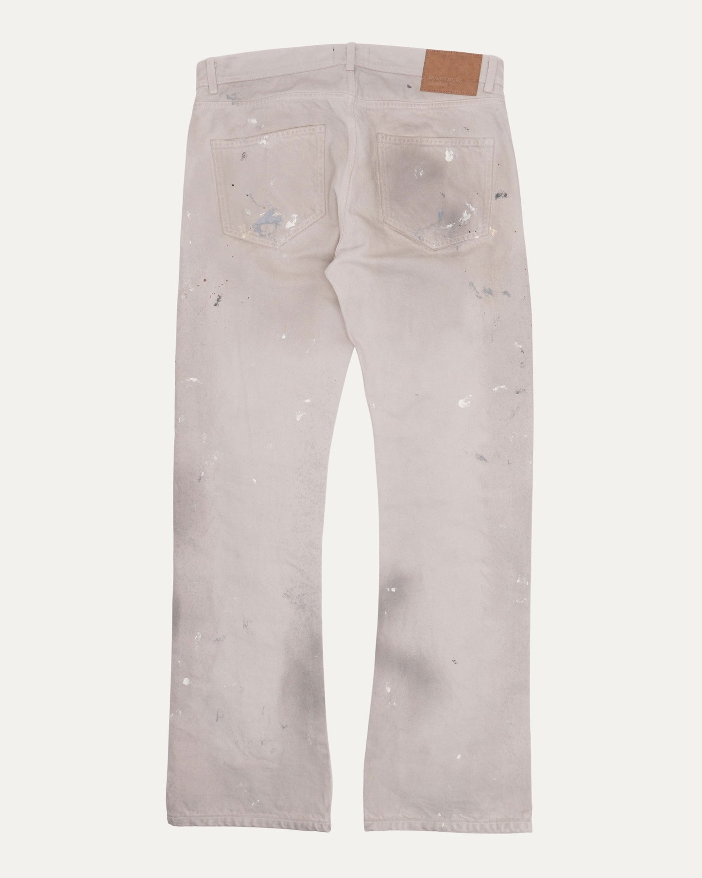 Paint Splatter Flare Jeans