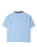 Rib Collar Short Sleeve Shirt