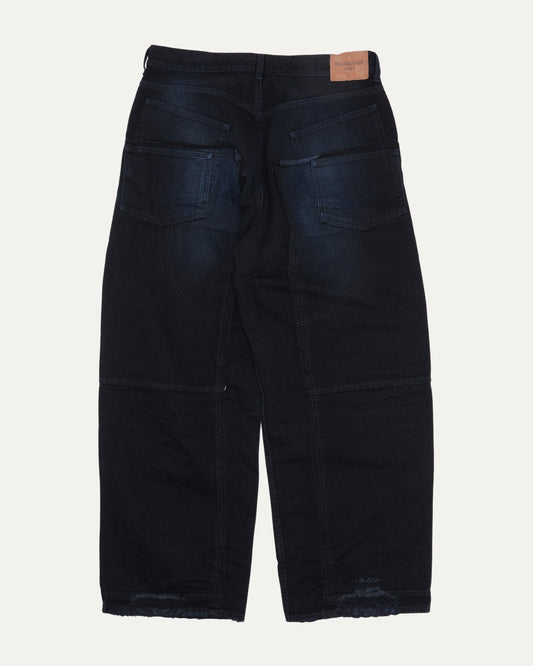 Ombre Reinforced Knee Skater Jeans