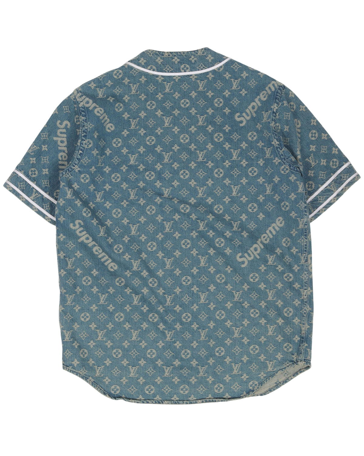 Supreme Denim Baseball Jersey