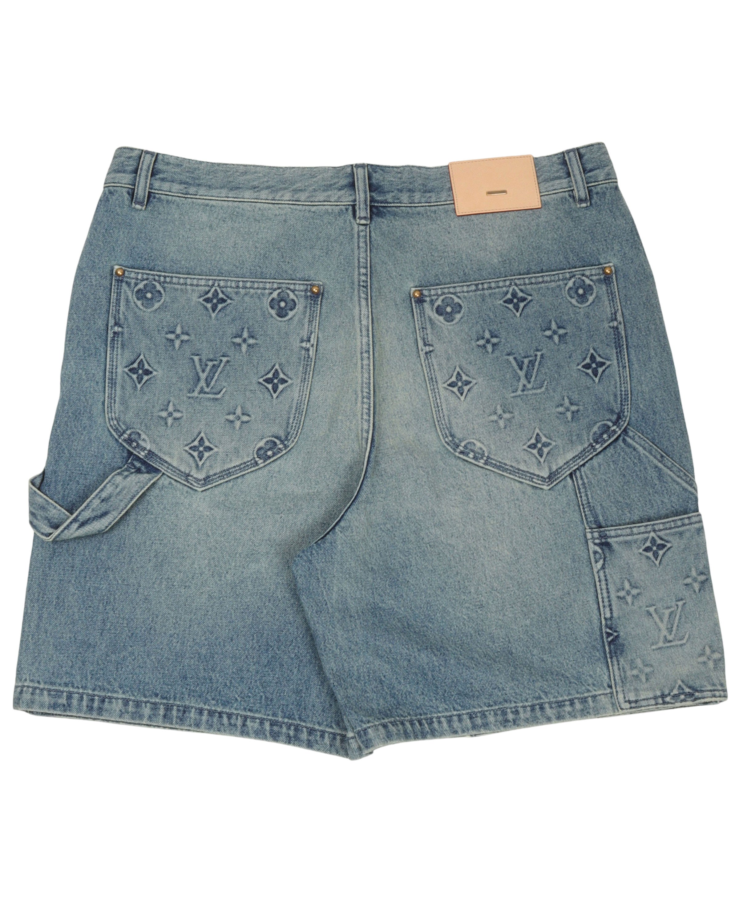 Louis Vuitton Denim Carpenter Shorts – Showroom LA