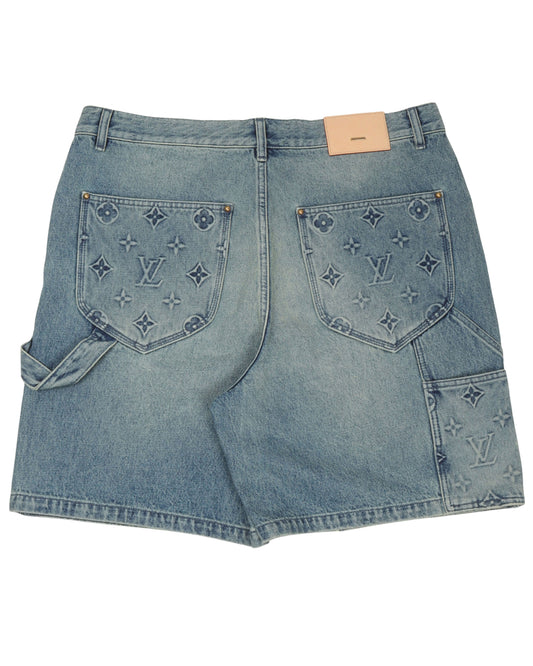 Monogram Carpenter Jean Shorts