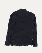 Patchwork Tent Zip Front Studio Shirt