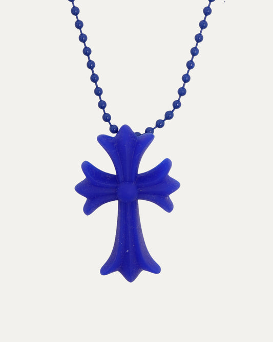 Silichrome Cross Necklace