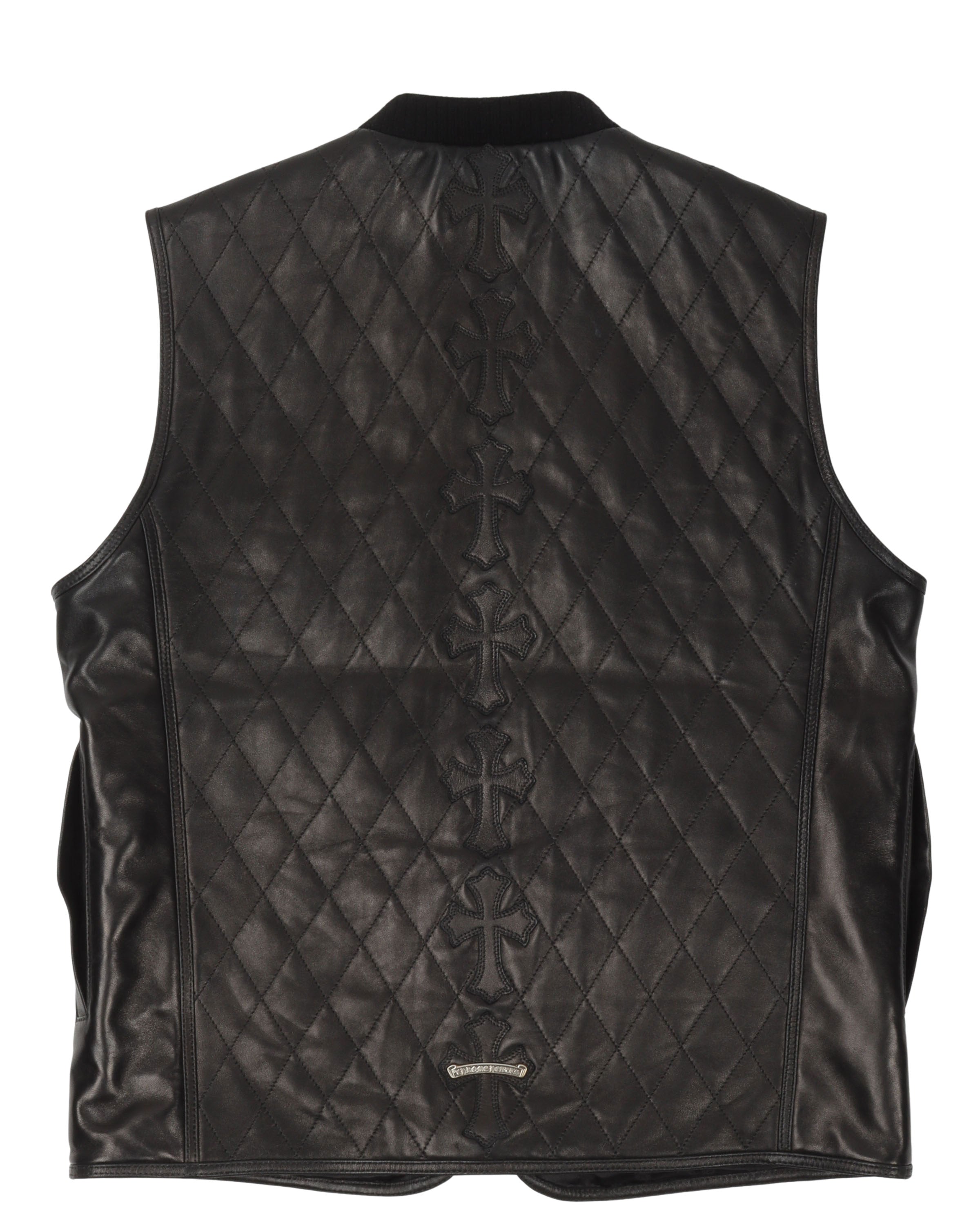 Leather Quilted Vest