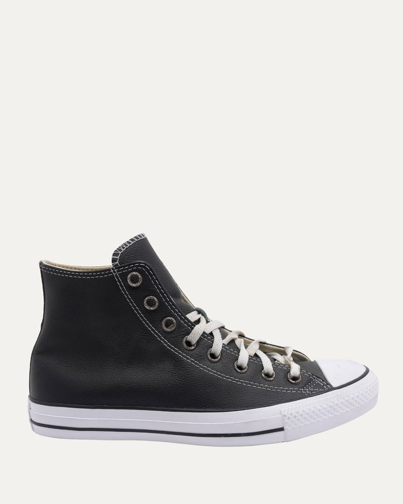 Cross Embellished Leather Chuck Taylor Sneakers