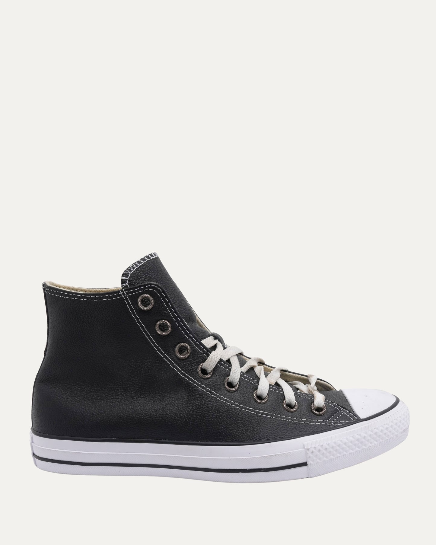 Cross Embellished Leather Chuck Taylor Sneakers