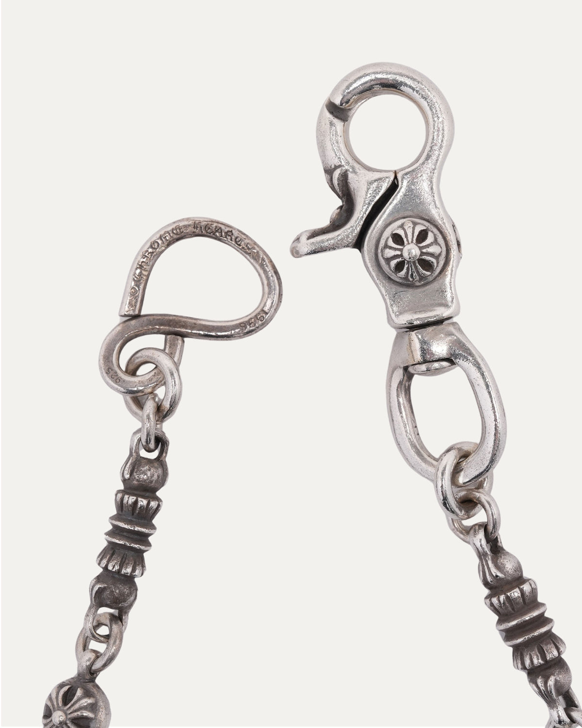 Barrel and Plus Ball Wallet Chain