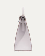 Kelly Sellier 32 Gris Pale Epsom Palladium Hardware