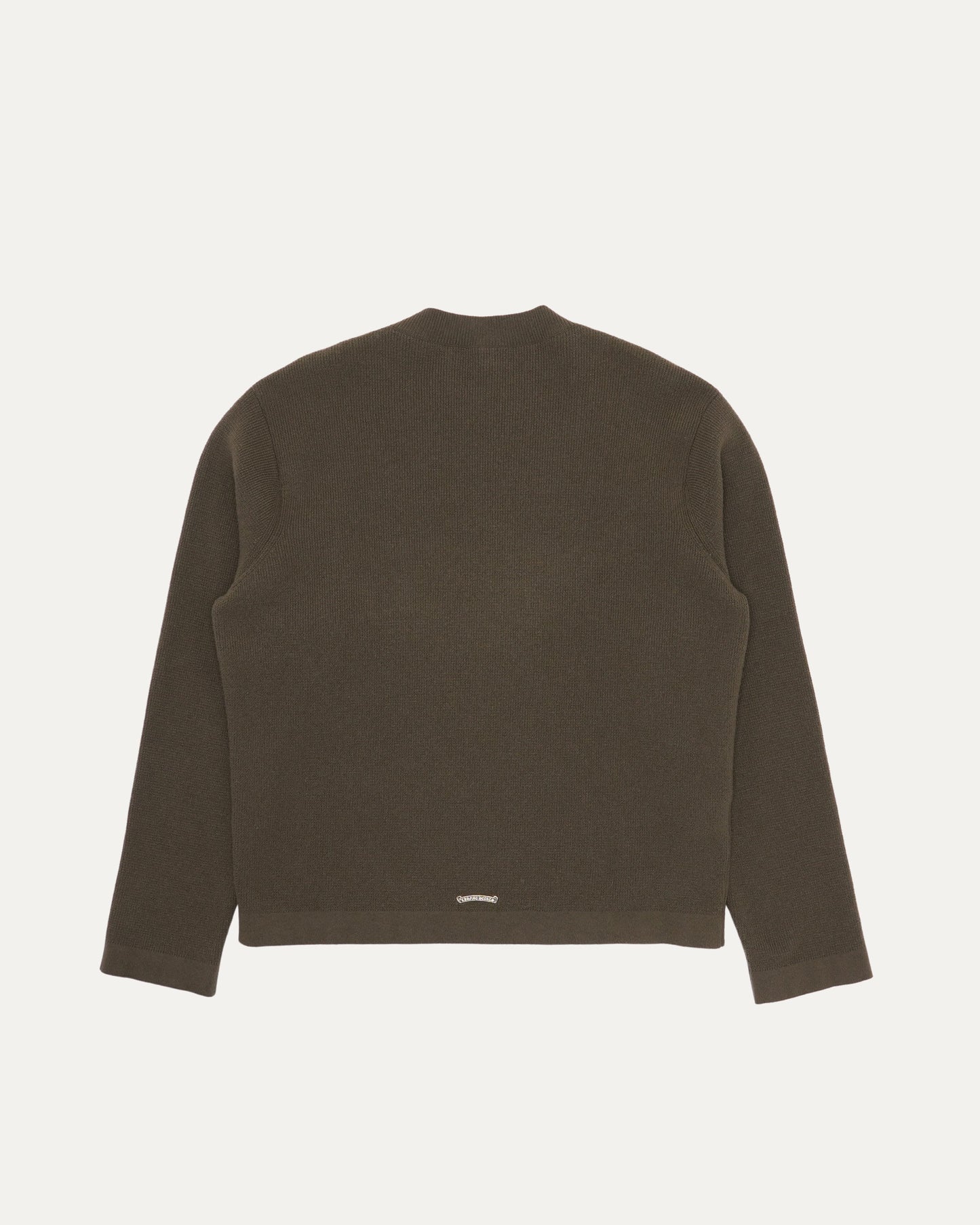 Cashmere Blend Vine Dagger Embroidered Sweater