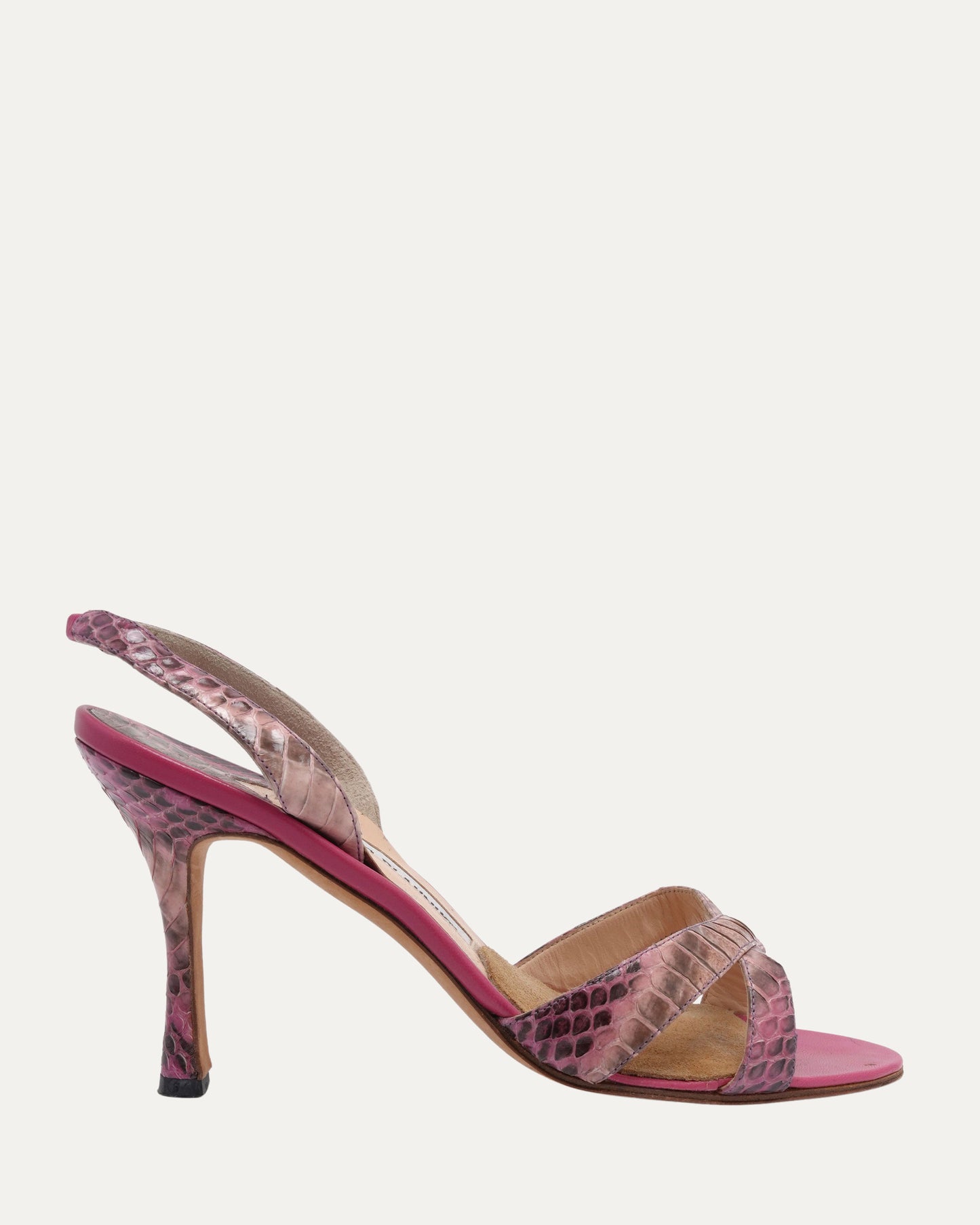 Python Slingback Sandals