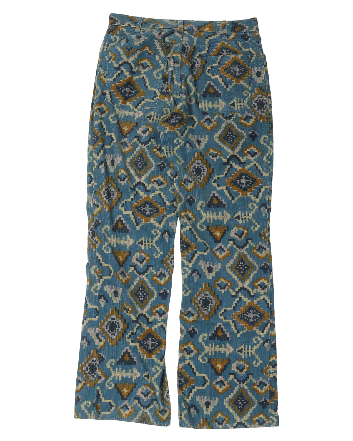 Ikat Corduroy Pants