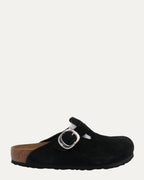 Dagger Embellished Birkenstock Boston Suede Mule