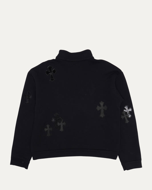 Paper Jam Cross Patch Quarter Zip Sweatshirt