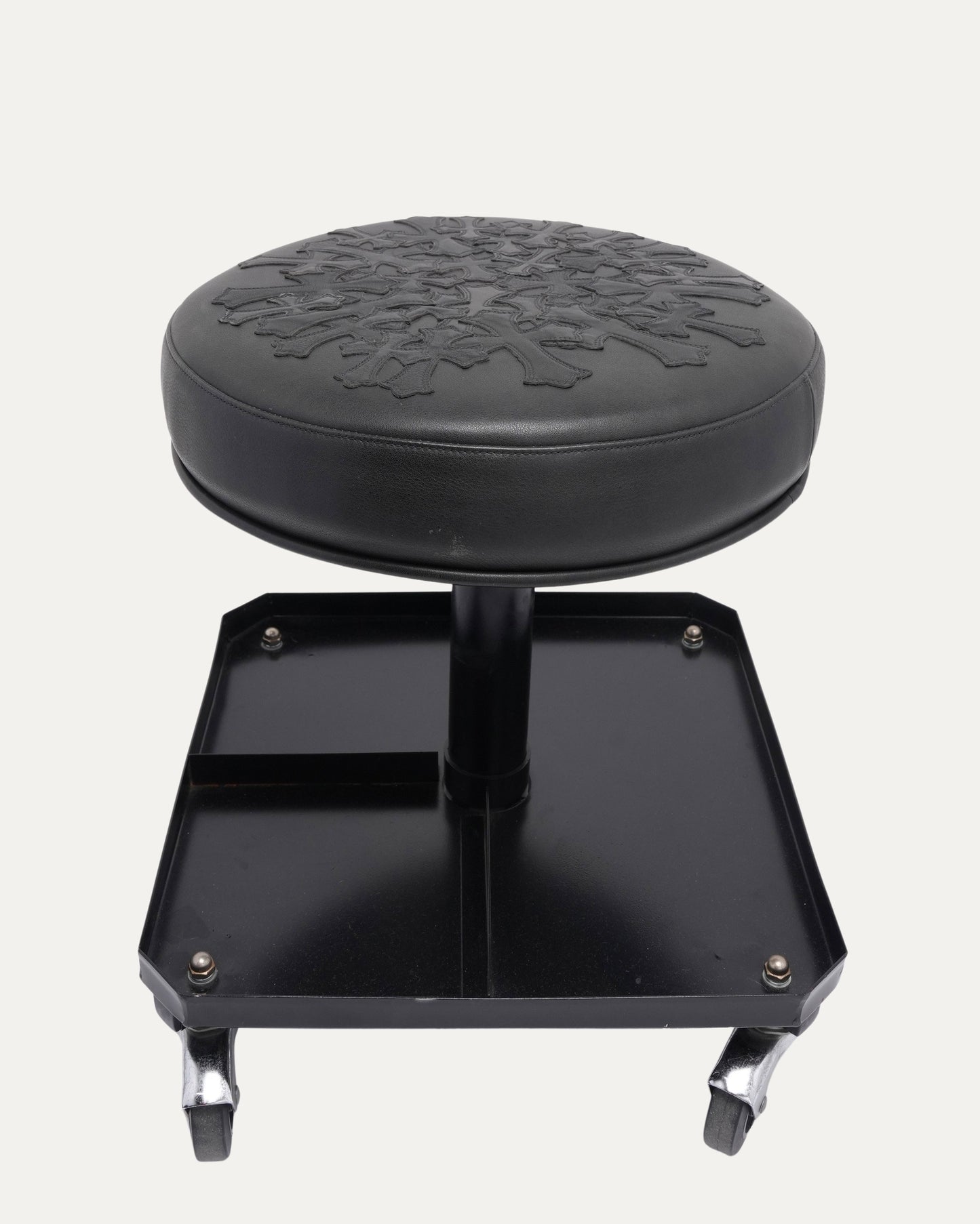 Cross Patch Shop Stool