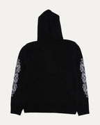 Life Sentence Cashmere Floral Cross Zip Up Hoodie