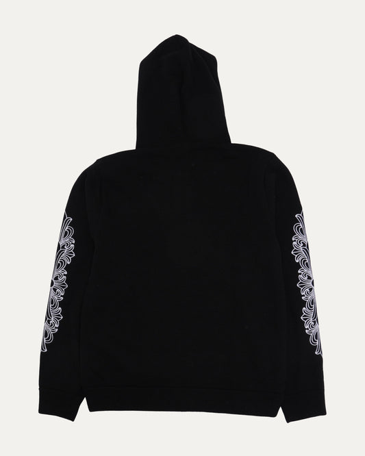 Life Sentence Cashmere Floral Cross Zip Up Hoodie