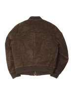 Suede Bomber Jacket