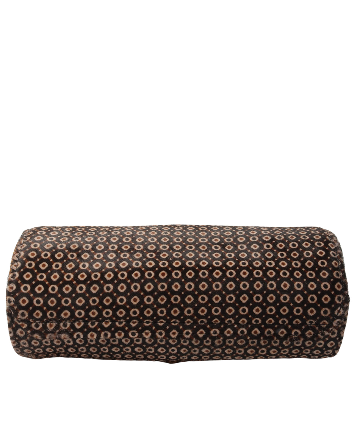 Leather & Peacock Ponyhair Watch Roll