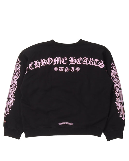 Matty Boy Pink Logo Sweatshirt
