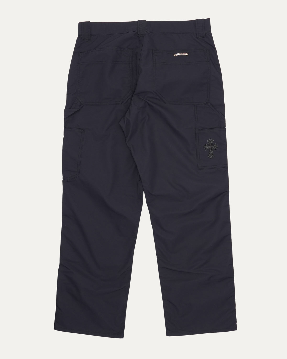 Nylon and Leather Double Knee Pants