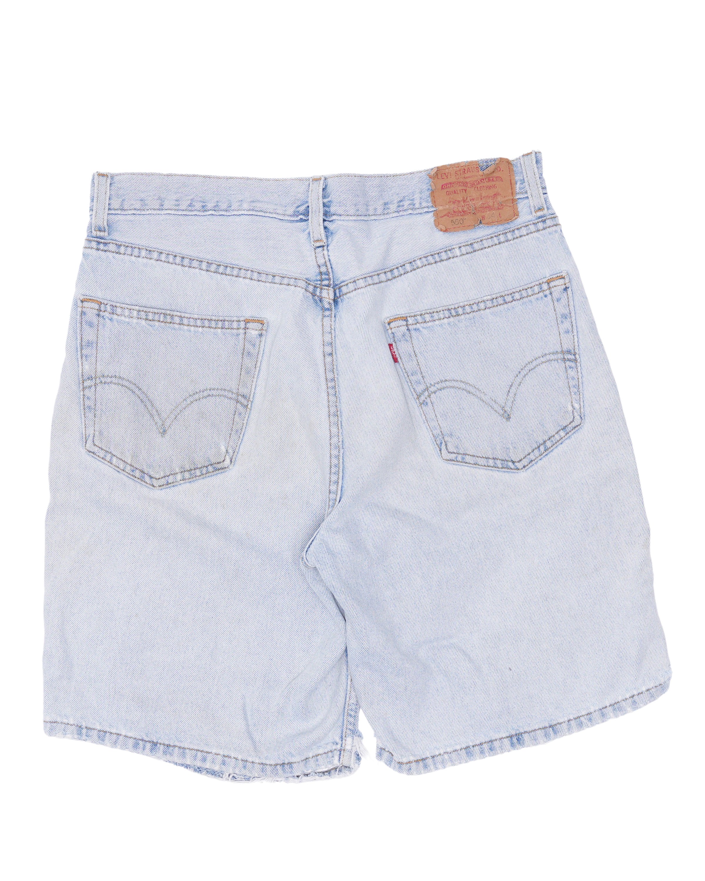 Levi's 550 Distressed Jean Shorts