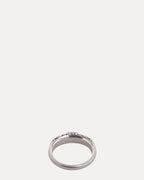 Mini Floral Cross Ring