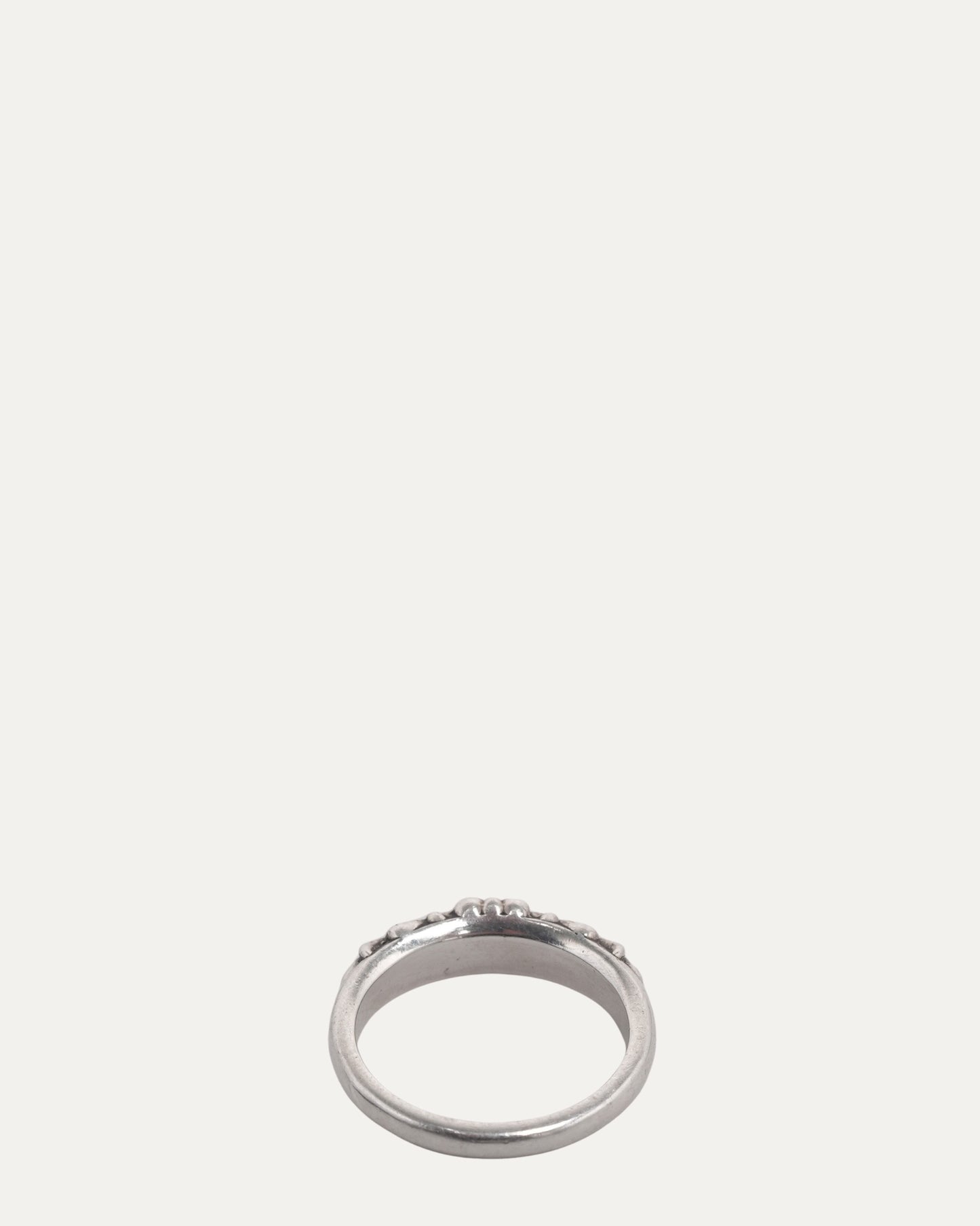 Mini Floral Cross Ring