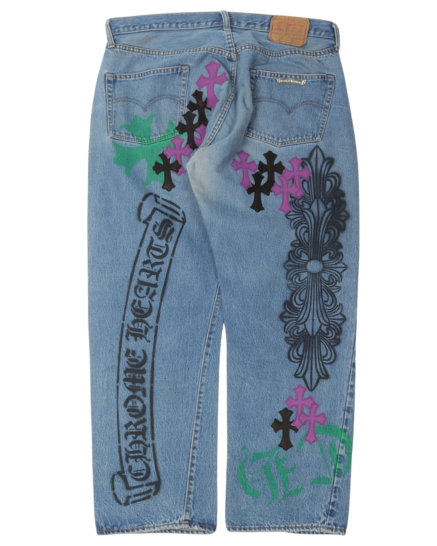 Levi's Stencil Cross Patch Jeans