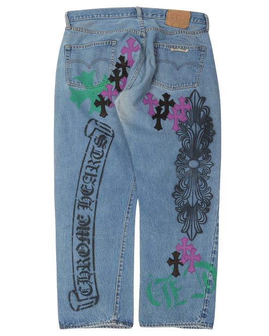 Levi's Stencil Cross Patch Jeans